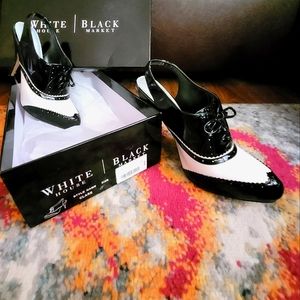 SOLD 😿🦋Used Leather Heels by White House|Black Market